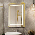 HAUSVITA  Lighted Bathroom Medicine Cabinet with Mirror